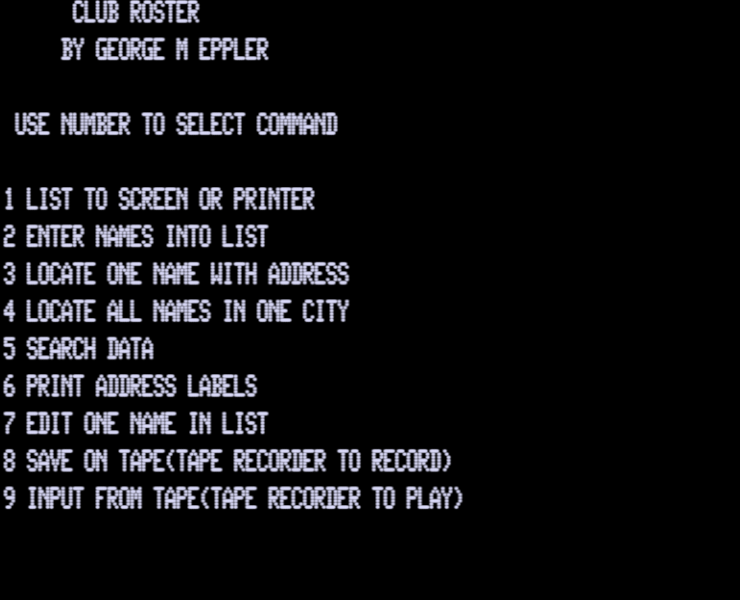 Screen shot